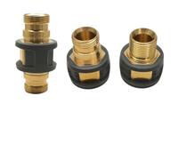 URPIZY Karcher Lot de 3 raccords de tuyau d'eau pour nettoyeur haute pression Karcher HD5/11 et HD6/15 Cuivre + ABS