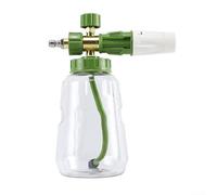 URPIZY Lance à mousse pour voiture - Pour nettoyeur haute pression - Avec canon à mousse de 1 l - Système de dosage rotatif à 360° - Réglable (vert matcha)