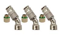 URPIZY Lance de pulvérisation réglable haute pression en métal 3 pièces avec adaptateurs pour pulvérisateur de sac à dos, jardin, agriculture, arbre fruitier et arrosage de pelouse