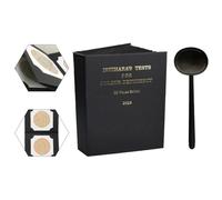 URPIZY Livre de test des couleurs avec 38 tableaux Ishihara et lunettes de protection visuelle - Diagnostic de daltonisme rouge-vert - Kit d'optométrie professionnel pour déterminer les troubles de