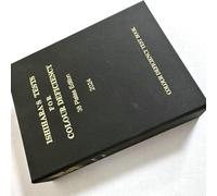 URPIZY Livre Ishihara 2024 - Livre de test d'optométrie de 38 pièces - Livre de test de différence de couleur pour appareils de test, accessoires d'outils en stock