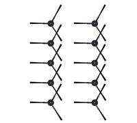 URPIZY Lot de 10 brosses latérales de rechange pour aspirateur robot Cecotec Conga X50, nettoyage efficace des coins et meilleure puissance d'aspiration grâce à un montage facile