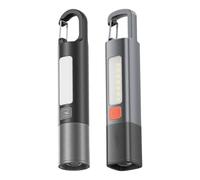 URPIZY Lot de 2 lampes de poche multifonctions étanches avec charge rapide USB et mise au point réglable IPX7 pour l'extérieur et le camping