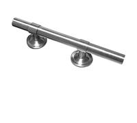 URPIZY Lot de 2 poignées de porte en acier inoxydable en alliage d'aluminium avec double ouverture et design réglable, surface brossée contre les rayures et les traces de doigts, vis de montage