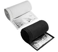 URPIZY Lot de 2 tubes d'isolation de climatisation à 3 couches, 600D OXF rd - Protection contre les intempéries pour tuyaux en cuivre - Protection contre la chaleur avec feuille d'aluminium pour