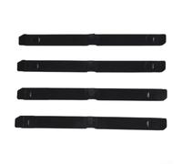 URPIZY Lot de 4 coques de protection pour porte-bagages de toit pour Opel Astra H - En plastique noir - Remplacement direct - OE 51 87 877 51 87 878 - Accessoires extérieurs - Capuchons de protection