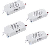 URPIZY Lot de 4 transformateurs de rechange 36-50 W LED - Transformateur électronique - Tension constante - Alimentation pour lampes LED