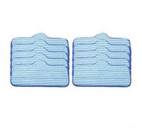 URPIZY Microfiber Mop Cloths Pour Nettoyeur Vapeur Dupray Neat Pièces de Rechange Nettoyage Ménager Accessoires de Nettoyage Réutilisable Bleu 6/10 Pièces 28 x 11,5 x 14,5 cm (10)