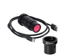 URPIZY Microscope numérique CMOS USB 2.0 5 MP avec adaptateur oculaire pour microscope Résolution 2592 x 1944 Pour Windows/Linux/Android/Mac OS