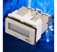 URPIZY Module de compteur numérique H7EC-NV 8 chiffres LCD Plage de comptage 0-99999999 DC 3-36 V avec protection IP66 pour systèmes de contrôle industriel et périphériques PLC