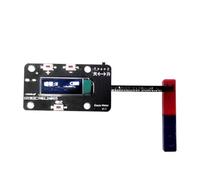 URPIZY Module de mesure de l'intensité du champ précis avec USB-C, 1600 Gs à +1600 Gs, calibrage zéro, détection de pôles, boîtier en métal, noir