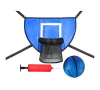 URPIZY Panier de basket-ball pliable pour portes et murs - Kit de basketball d'intérieur pour enfants - Hauteur réglable - Avec 1 à 4 balles et accessoires