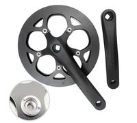 URPIZY Pédalier pliable pour vélo de route 50T - Longueur de manivelle de 170 mm - Compatible avec les vélos fixie