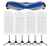 URPIZY Pièces de rechange pour ECOVACS pour DEBOT N20 N20 PLUS N20 PRO PLUS Aspirateur Kit d'accessoires Brosse principale Brosses latérales Filtre Outil de nettoyage Kit d'entretien Accessoires de