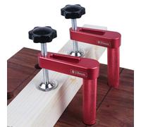 URPIZY Pince de fixation pour bois en aluminium, 19/20 mm, dispositif de serrage rapide pour le plan de travail, convient pour les travaux de menuiserie