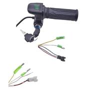 URPIZY Poignée d'accélérateur pour vélos électriques et scooters électriques avec clés et bouton régulateur de vitesse