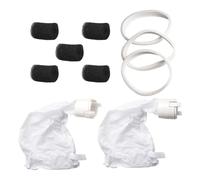 URPIZY Polaris Pool Cleaner Kit de pièces de rechange, sacs multi-usages K13 K16, C10 pneus et brosses à tuyau pour Polaris 360, 380, 180, 280, 480, 3900 Sport, pour 91003105
