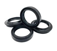 URPIZY Racing 56-132 Kit de joints de fourche 4 pièces avec 2 anneaux anti-poussière et 2 joints de fourche pour Buell, Honda, Suzuki