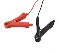 URPIZY Rallonge robuste de 1 m avec pinces crocodiles pour | Isolation en PVC robuste, résistant aux intempéries, fil de cuivre 18 AWG, maintien sûr même en cas de vibration