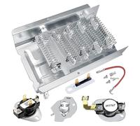 URPIZY Résistance de séchage 279838/W10724237 pour sèche-linge Whirlpool, Kenmore, Amana et Roper - Avec fusibles thermiques et limiteurs, répartition uniforme de la chaleur, 25 % de fil de chauffage