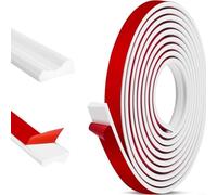 URPIZY Rouleau de ruban adhésif en TPE pour murs intérieurs, décoration de plinthes, transitions de plafond et bords de sol 5 m