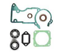 URPIZY RTS Kit de roulements de vilebrequin avec jeu de joints pour Stihl MS440 044, avec joints d'étanchéité de vilebrequin, joint de boîtier et de base de cylindre, compatible avec tronçonneuse MS