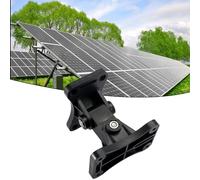 URPIZY Support ASA réglable pour petits panneaux solaires 1 W-10 W, montage multi-angle pour photovoltaïque, plastique résistant aux intempéries pour une orientation efficace contre le soleil