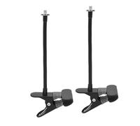 URPIZY Support de caméra flexible en métal avec pince à vis pour EufyCam 2/2Pro/2C/2C Pro/3/3C/E, panneau solaire Eufy et Arlo Cam C sans perçage ERF¹rderlich, angle réglable, noir