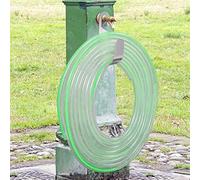 URPIZY Support de tuyau de jardin en acier inoxydable, crochet mural pour le rangement vertical des tuyaux de jardin, des câbles de rallonge et des tuyaux à air comprimé, dimensions : 27 x 13 x 5 cm