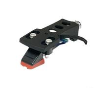 URPIZY Système de micro magnétique MM avec support d'aiguille pour tourne-disque - Compatible avec bras de lecture en forme de S - Force d'appui réglable de 1,5 à 2 g