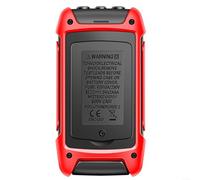 URPIZY SZ02 Multimètre numérique 9999 comptes True RMS Appareil de mesure automatique avec fonction NCV AC DC Tension Courant Résistance Capacité Température Test pour électricien (rouge)