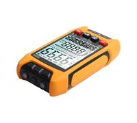 URPIZY SZ02 Multimètre numérique 9999 comptes True RMS Appareil de mesure automatique avec fonction NCV AC DC Tension Courant Résistance Capacité Température Test pour électricien (Orange-A)