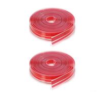 URPIZY TS-DS40 Bande d'étanchéité en silicone en forme de T pour portes et fenêtres, résistant à la chaleur et autocollant, pour portes coulissantes en verre et portes de terrasse