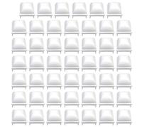 URPIZY Wei?e Lot de 6 couvertures de poteau de clôture de piscine en polypropylène pour poteaux creux carrés de 1,5", pour Kayak/JW/Esther Williams, résistant aux intempéries