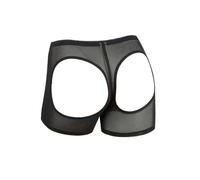 URPLITY Culottes gainantes pour femme - Pour rehausser les hanches - Contrôle du ventre, Taille basse Noir, M