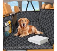 URPOWER Housse de siège de voiture pour animaux de compagnie 100 % étanche 600D très résistante aux rayures et antidérapante pour voitures, camions et SUV