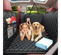 URPOWER Housse de Siège de Voiture pour Chiens avec Fond Dur pour Animaux 100% Imperméable Housse de Siège Style Hamac 600D Ultra Résistante Anti-Rayures Antidérapant Durable Souple pour Sièges