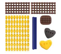 URROMA 3 Set de Tampons Chiffres et Lettres pour Argile Tampons en Pâte Polymère Symboles Presse Gaufrage Biscuit Gâteau Emporte Pièce pour Cadeau d'anniversaire Ou de Vacances