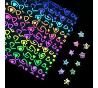 URROMA Lot de 210 Bandes de Papier en Forme d'étoile, 10 Couleurs, pour Origami Lucky Star, pour travaux manuels, école, enseignement, projets de Bricolage, Fournitures d'artisanat