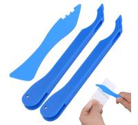 URROMA Lot de 3 outils pour vitrail, brunissoir en plastique plat pour vitrail, travaux manuels