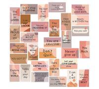 URROMA Lot de 60 cartes de motivation anglaises, colorées, inspirantes, cartes d'affirmation positive pour bureau, chambre, salle de classe, décoration de lieu de travail
