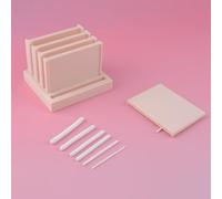 URROMA Lot de Rouleaux de Perles en Argile polymère, Rouleau de Guidage pour Bijoux, Loisirs créatifs, 4,5/3,5/2,5/1,5/05 mm