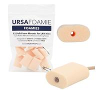 URSA Foamies : supports en mousse souple pour micros sans fil | Accessoires de micro Lav | Adhèrent directement à la peau ou au costume | Housses en mousse pour microphone - Compatible avec la plupart