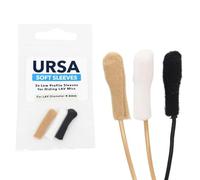 URSA Manchons souples réutilisables à profil bas de 6 mm pour cacher les micros LAV (noir, beige et blanc)