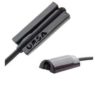 URSA MiniMount Slim, discret et fabriqué à partir de plastique durci, fini à la main pour plus de douceur, comprend 5 autocollants hypoallergéniques MiniMount (noir, Sanken COS11)