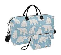 Ursa Minor Sac de voyage en forme d'ours polaire avec sangle réglable pour voyage étanche