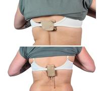 URSA Popper Pouch - Pochette d'émetteur discrète et polyvalente - Design à bouton-pression sécurisé pour gréement horizontal et vertical - Plusieurs tailles et couleurs (beige, mini)