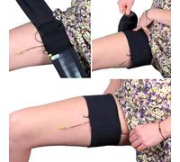 URSA Sangles de Cuisse : Sangles d'émetteur discrètes, Douces, Extensibles et Respirantes pour Le Son de localisation, Le théâtre, Les séances de Mariage et Plus Encore (