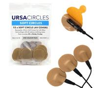 URSA Soft Circles : étuis Souples réutilisables Qui fournissent Un Pare-Vent et Un Camouflage pour Les Microphones lavalier - Beige