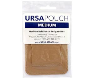 URSA Straps Pochette de Ceinture URSA avec Clips - Montage Polyvalent pour émetteurs sans Fil (Beige, Medium)